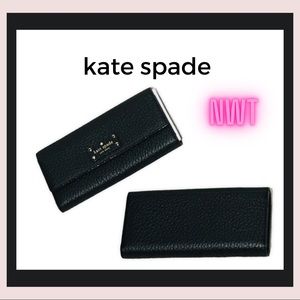 Kate Spade Black Leather Wallet, NWT